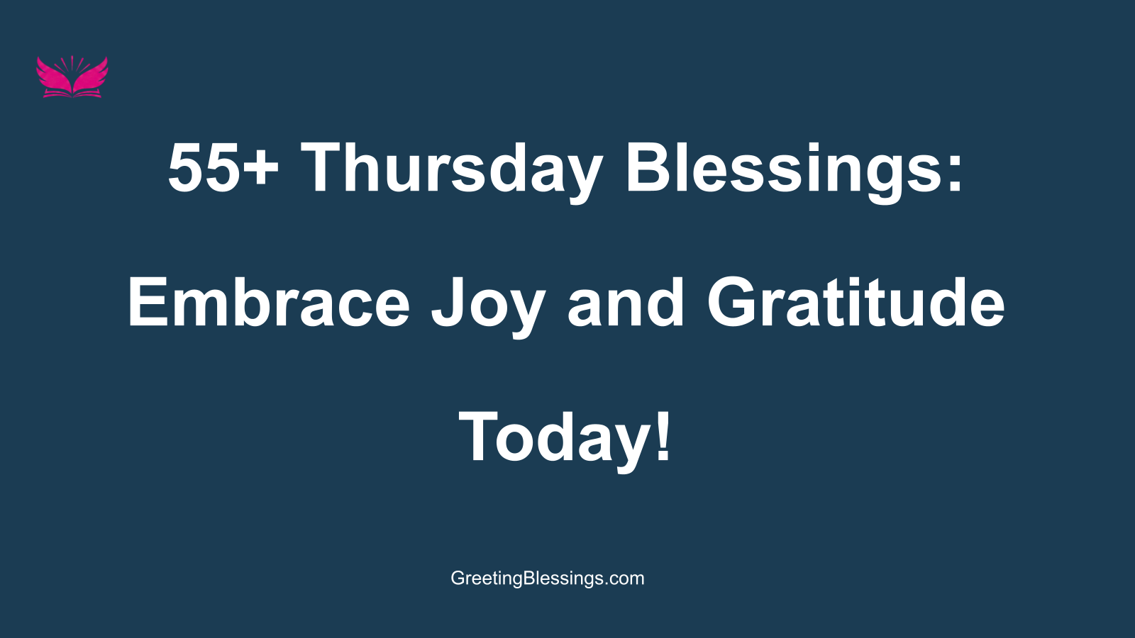 Thursday Blessings