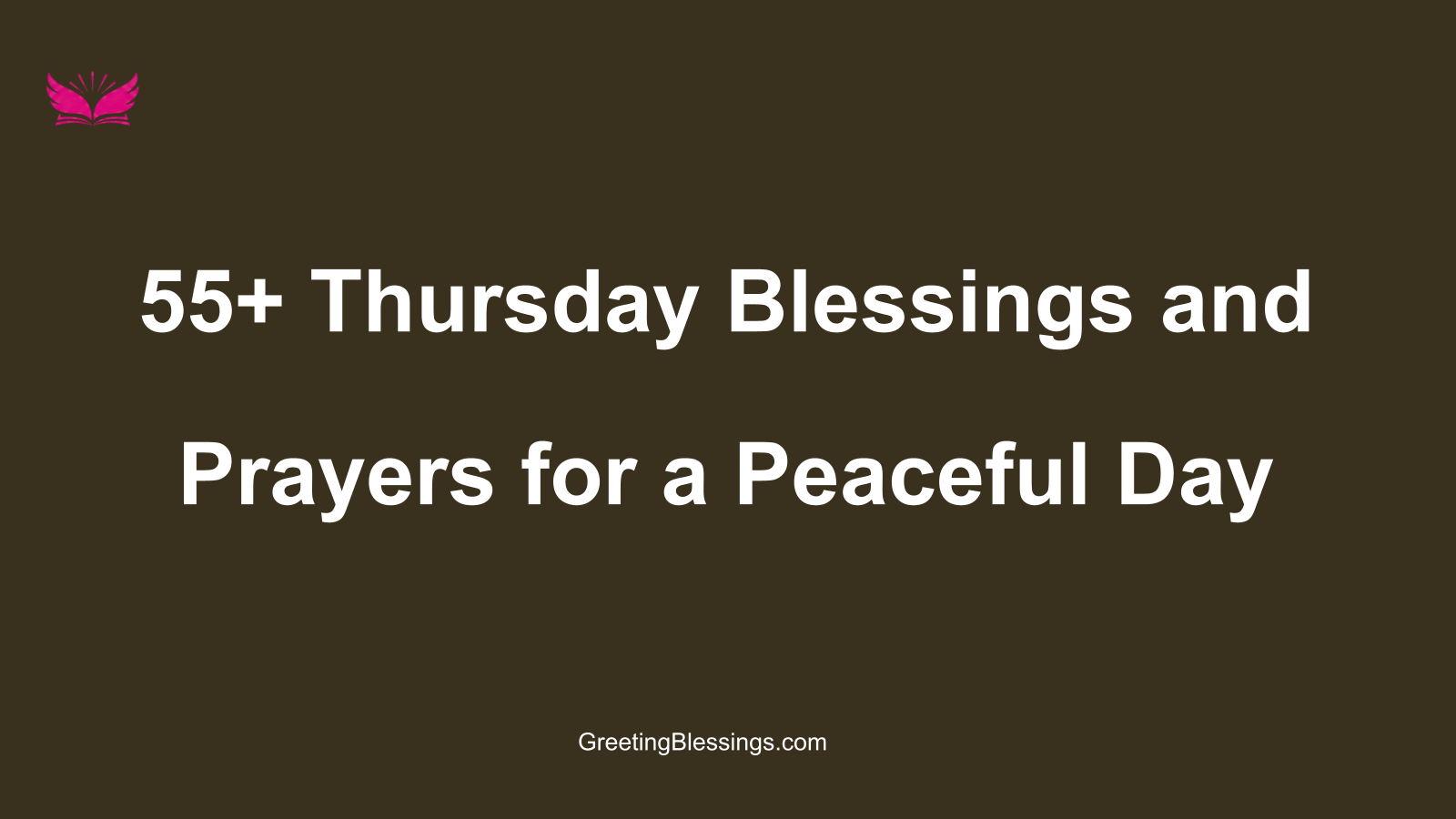 thursday blessings and prayers