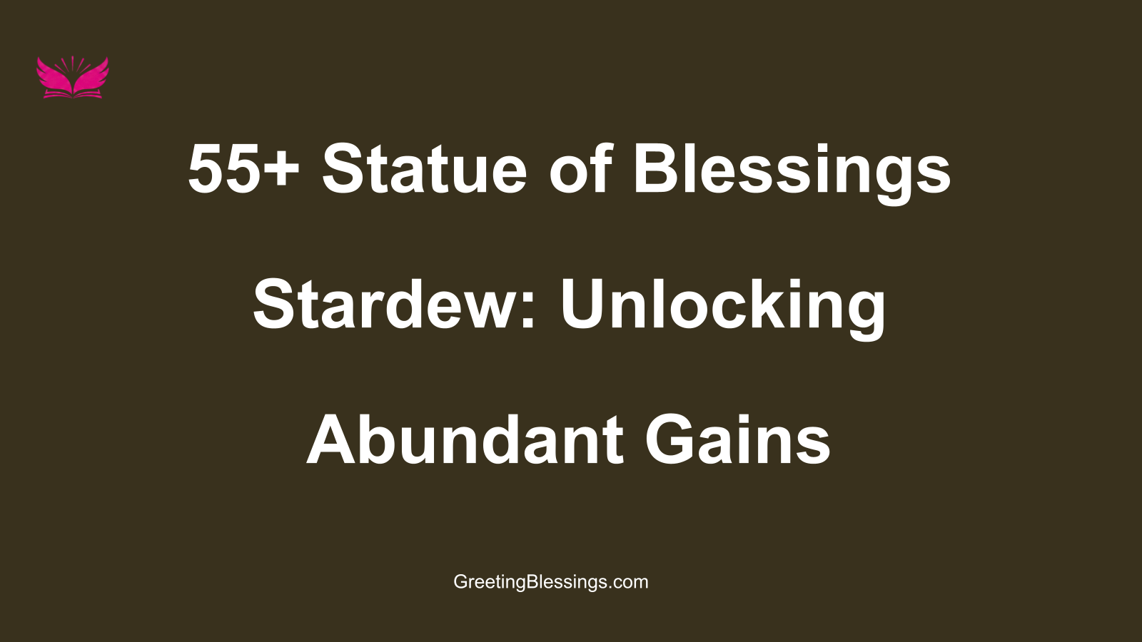 statue of blessings stardew