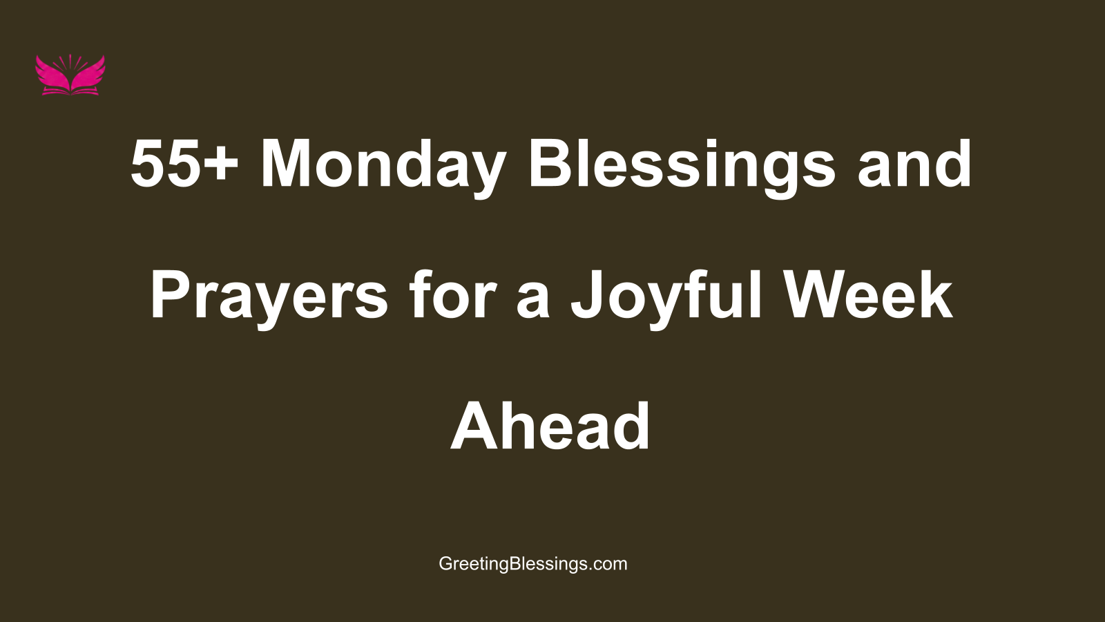 monday blessings and prayers