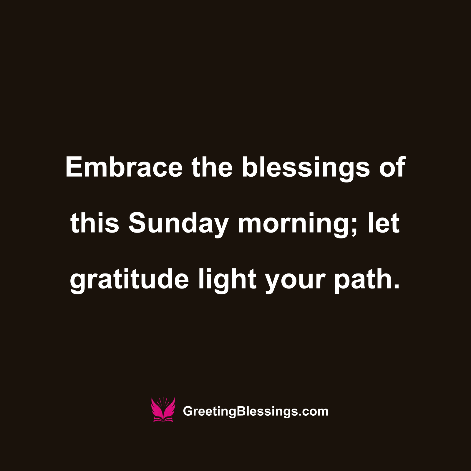 Beautiful Sunday Morning