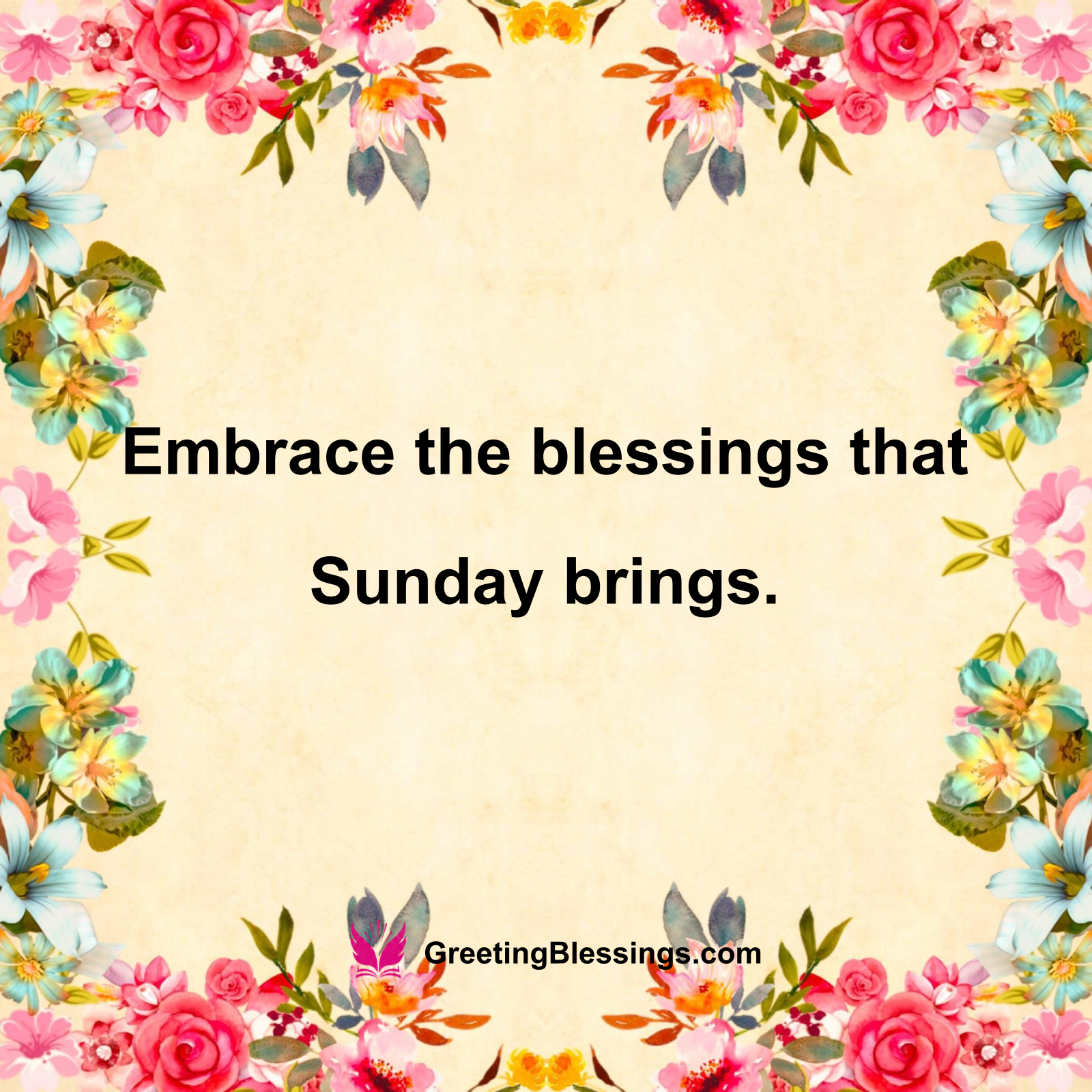 Embrace Sunday Blessings