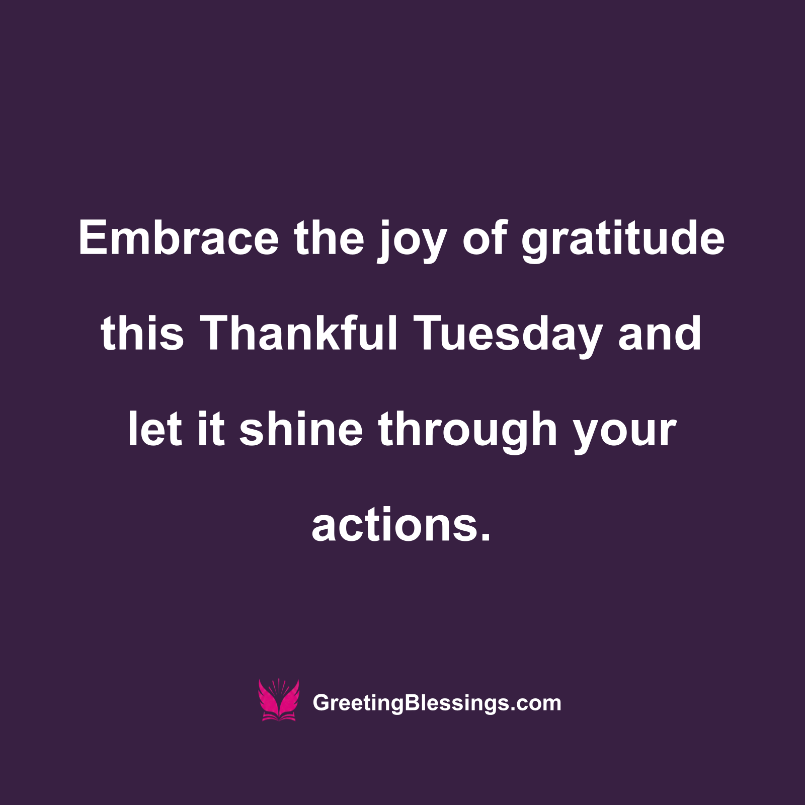 Thankful Tuesday Blessings