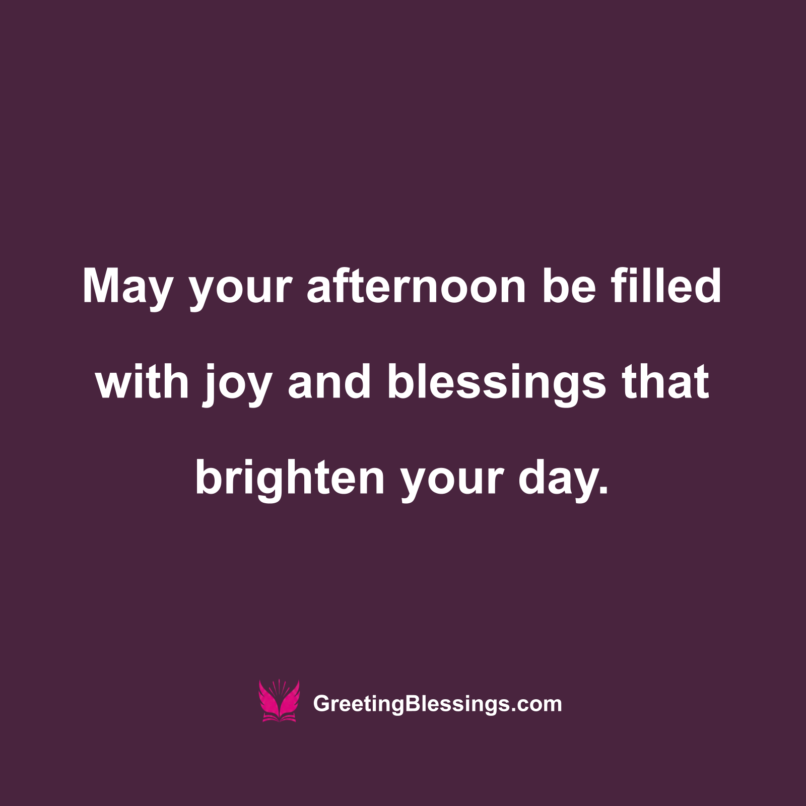 Good Afternoon Blessings Energy Image