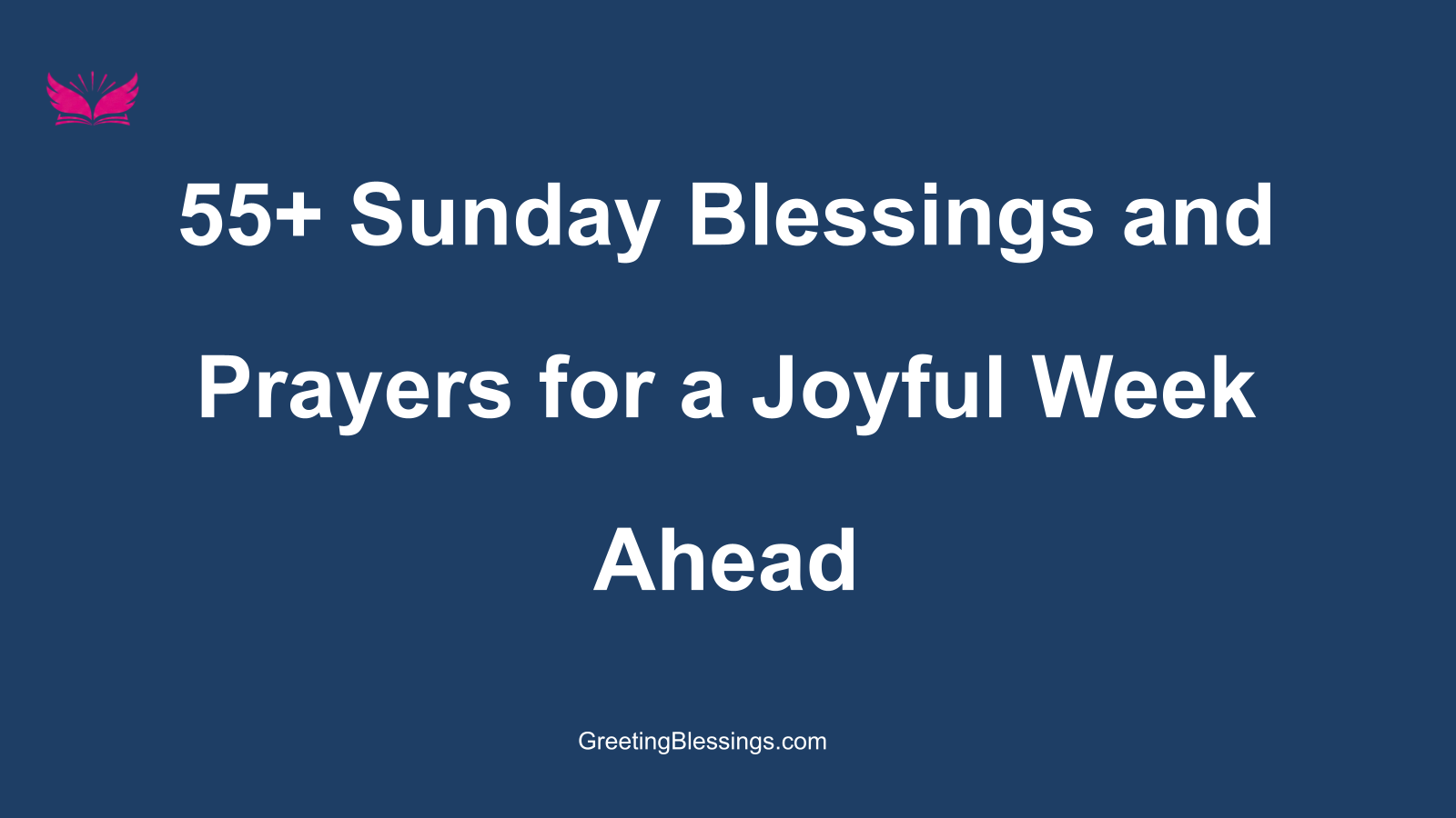 sunday blessings and prayers