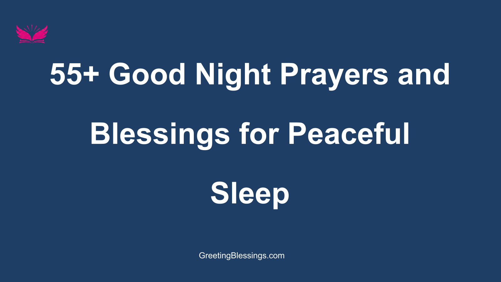 good night prayers and blessings
