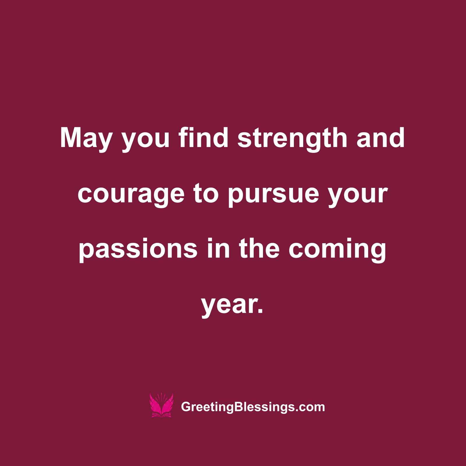 New Year Blessings 2026 Strength and Courage