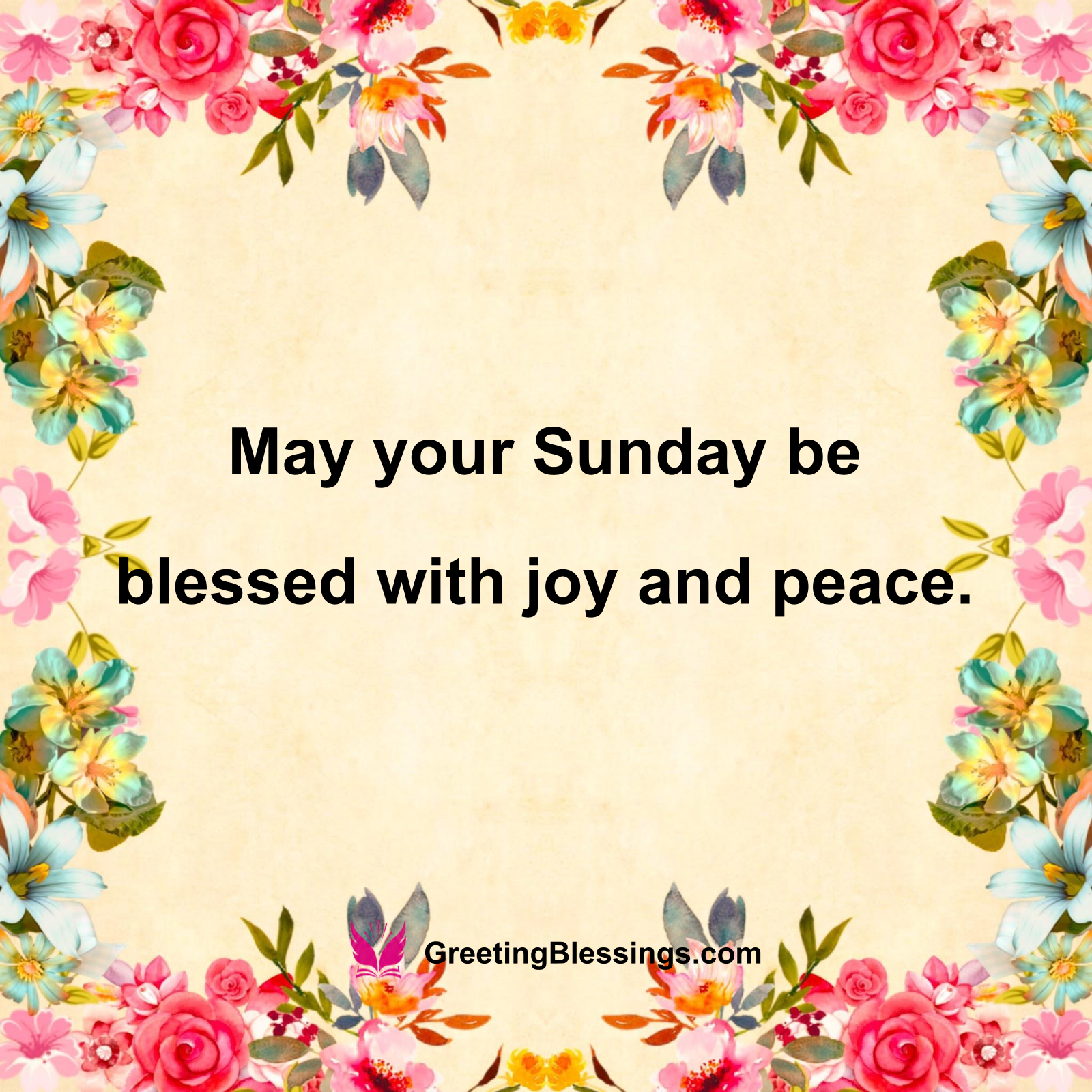 Sunday Joy and Peace