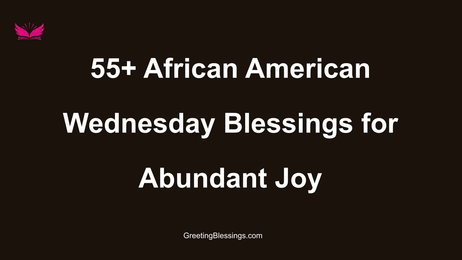 african american wednesday blessings