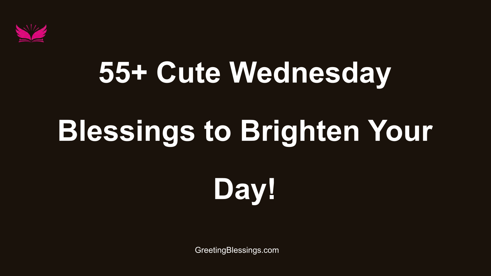 cute wednesday blessings
