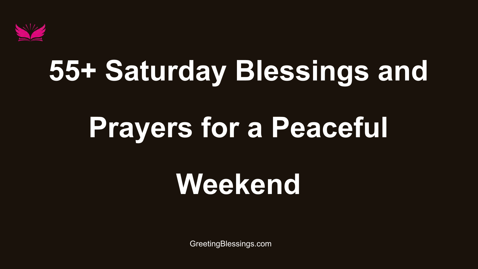 saturday blessings and prayers