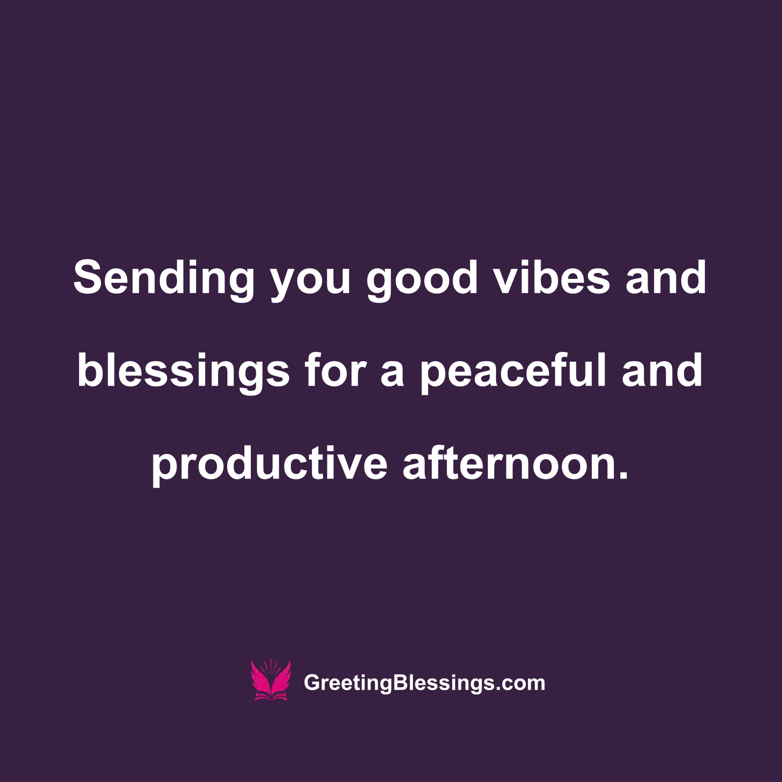 Good Afternoon Blessings Peace Image