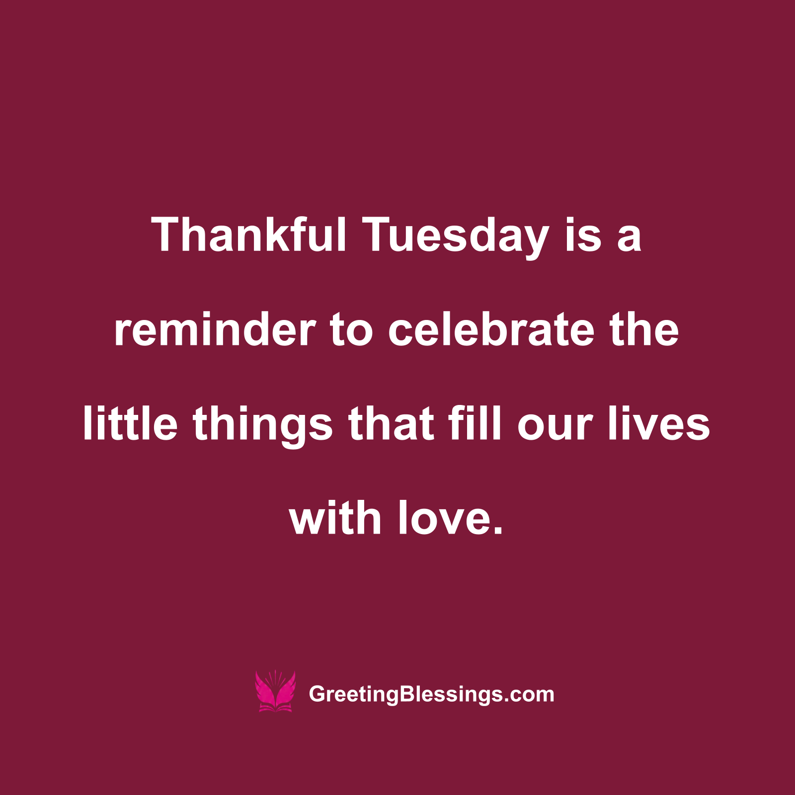Thankful Tuesday Blessings