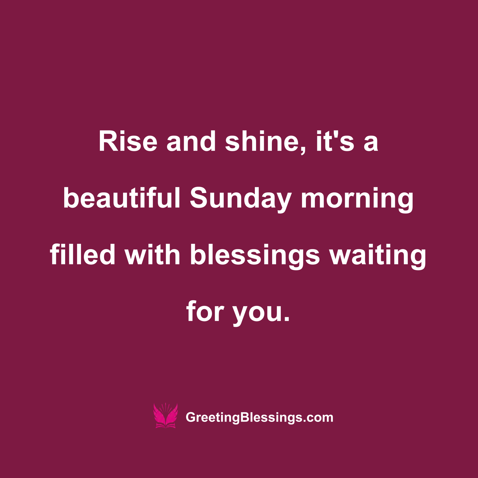 Beautiful Good Morning Sunday Blessings