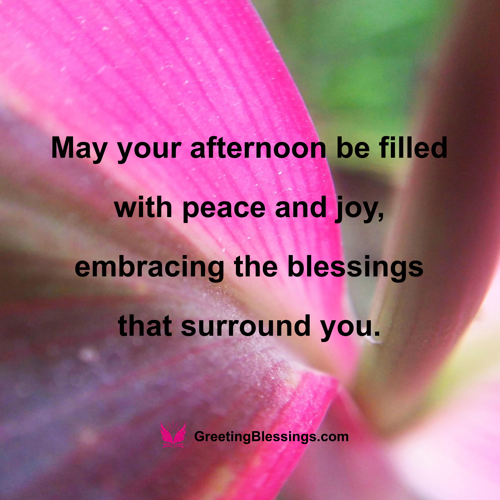 Good Afternoon Blessings